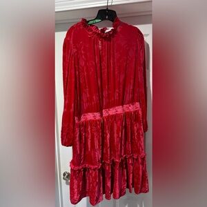 Gorgeous velvet cocktail dress.